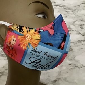 Best Friends Cotton Face Mask Womens